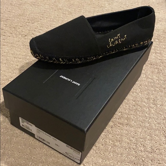 ysl canvas espadrilles